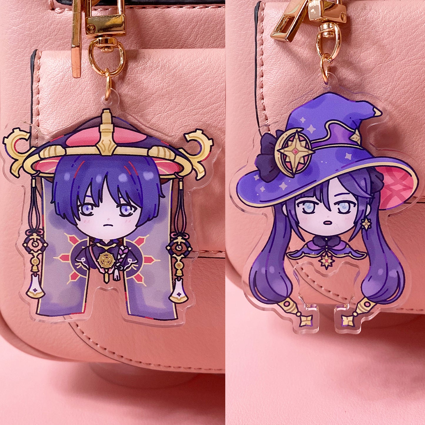 Scaramouche Mona - Genshin Impact Acrylic Charm