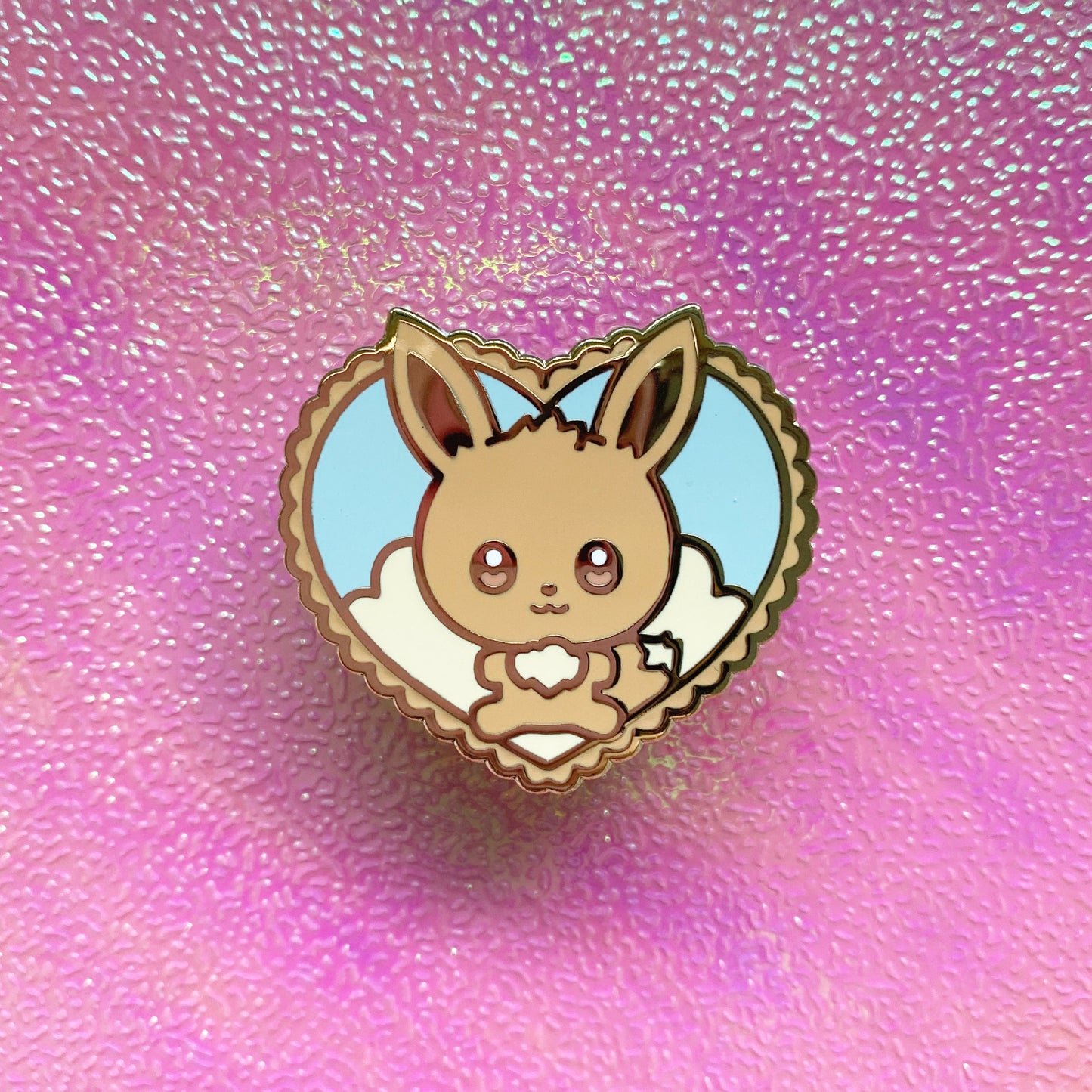 Eevee - Poke Hearts Pin