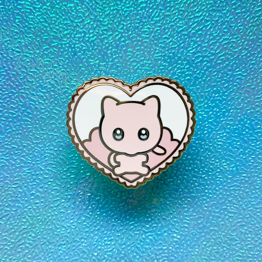 Mew - Poke Hearts Pin
