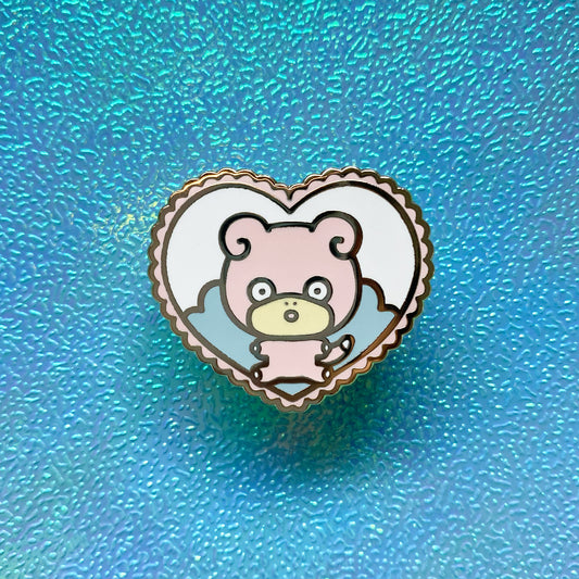 Slowpoke - Poke Hearts Pin